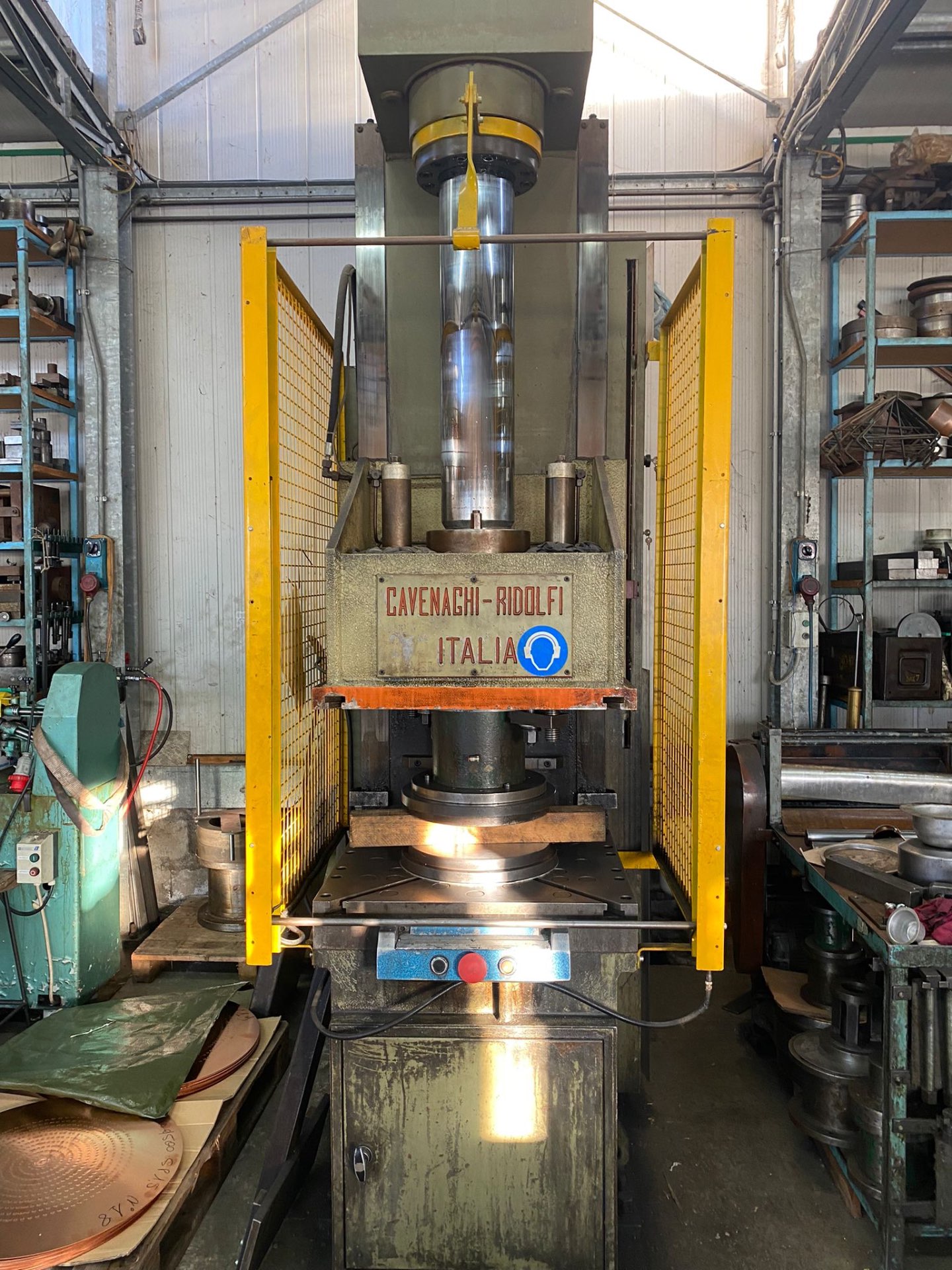 Pressa idraulica industriale Cavenaghi-Ridolfi